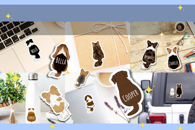 Dog stickers and Cat stickers