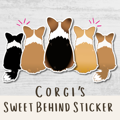 Corgi Sticker