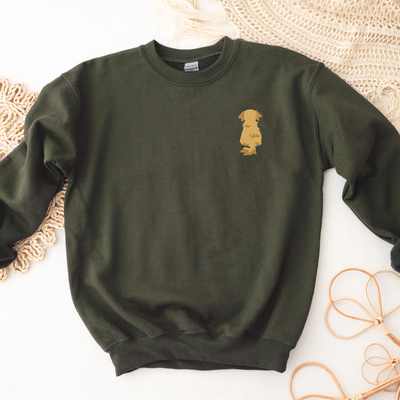 Golden Retriever Embroidered Sweatshirt