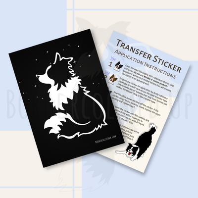 Sweet Border Collie Decal