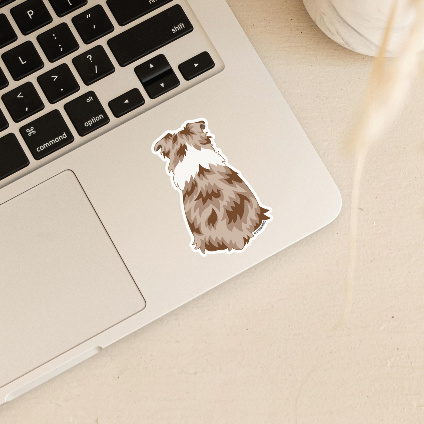 Red Merle Australian Shepherd Sticker | Aussie Decal