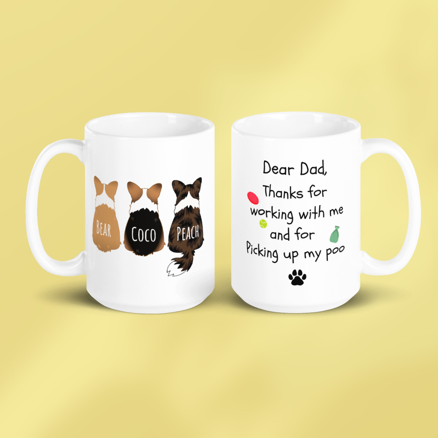 Personalized Corgi Mug