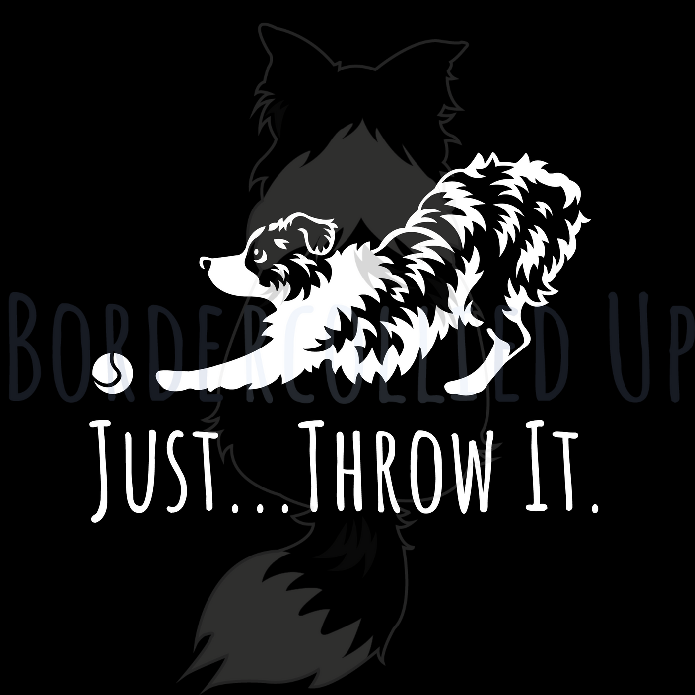 Just Throw It Aussie Decal