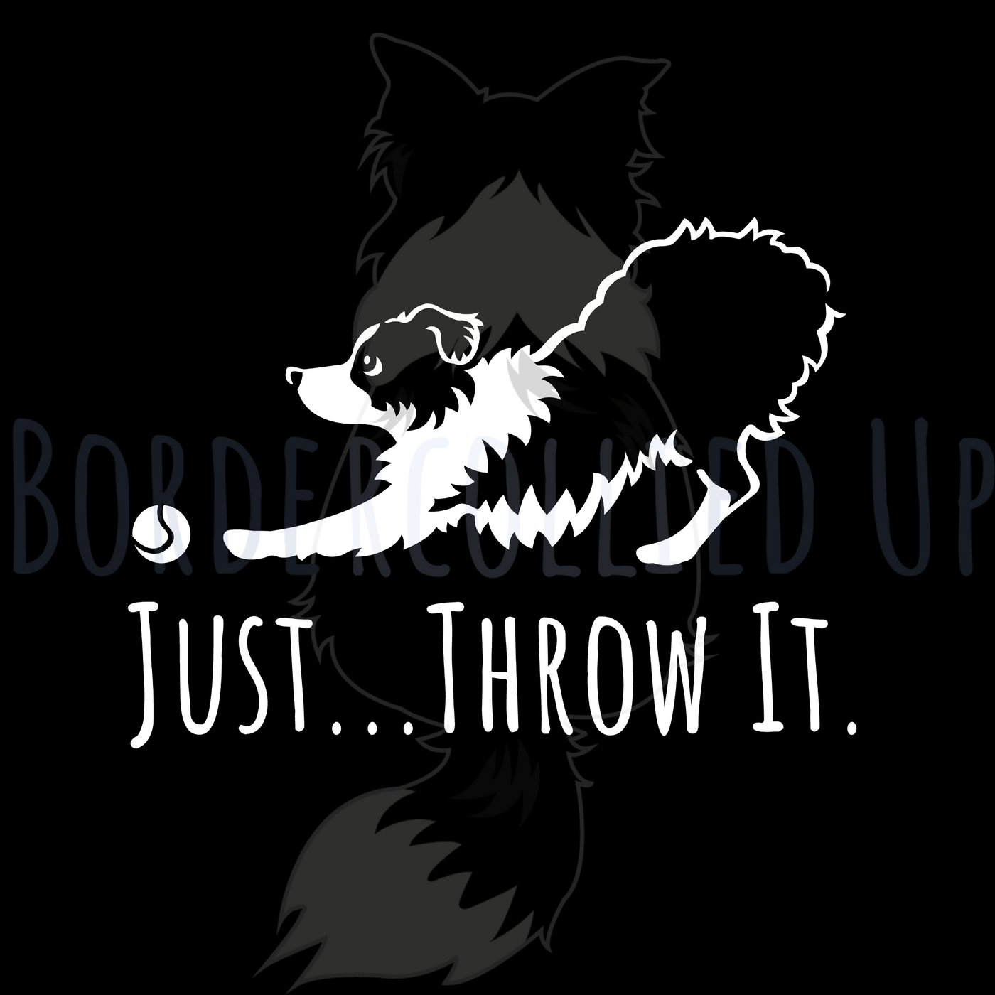 Just Throw It Aussie Decal