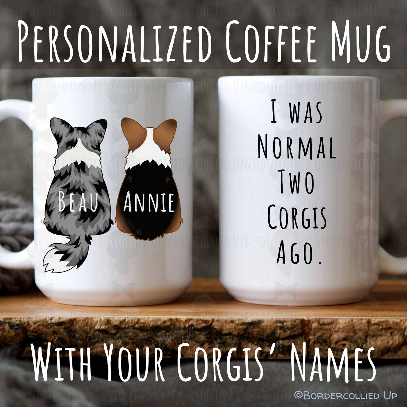 Personalized Corgi Mug