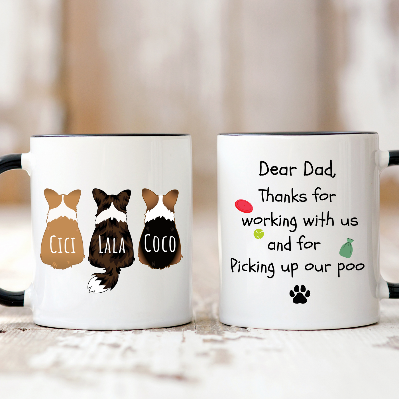 Personalized Corgi Mug