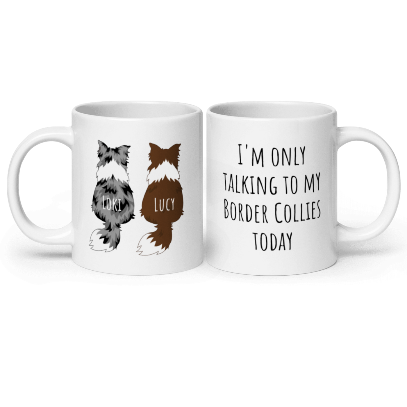 Personalized Border Collie Mug