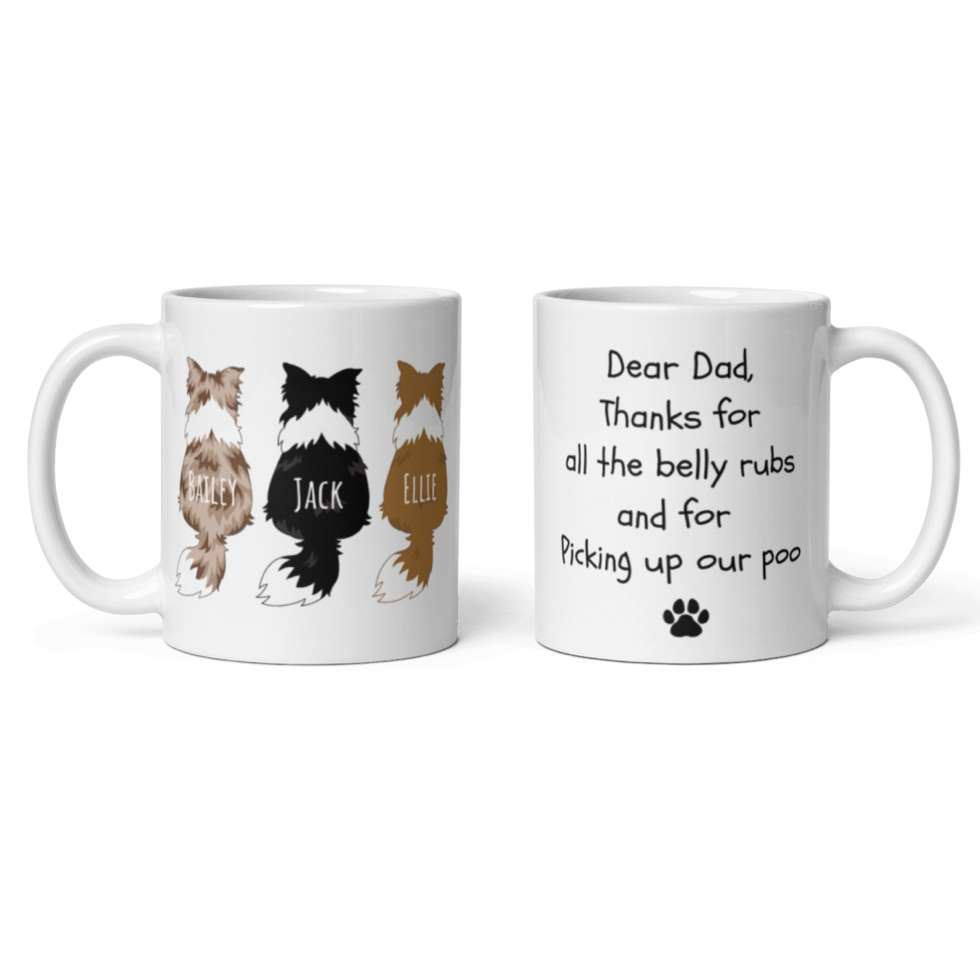 Personalized Border Collie Mug