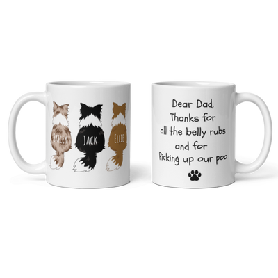 Personalized Border Collie Mug