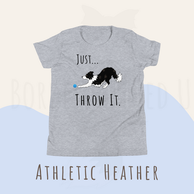 Just throw it border collie t-shirt