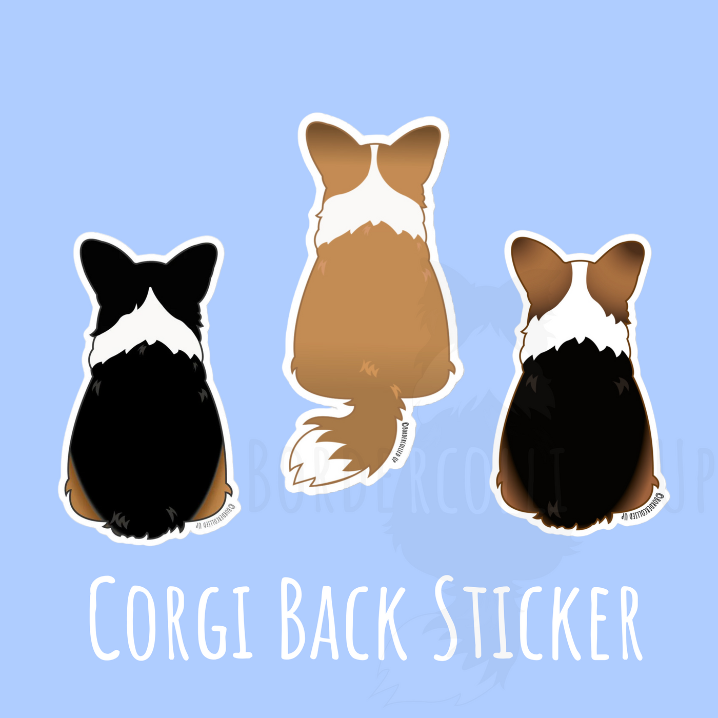 corgi sticker for corgi lovers