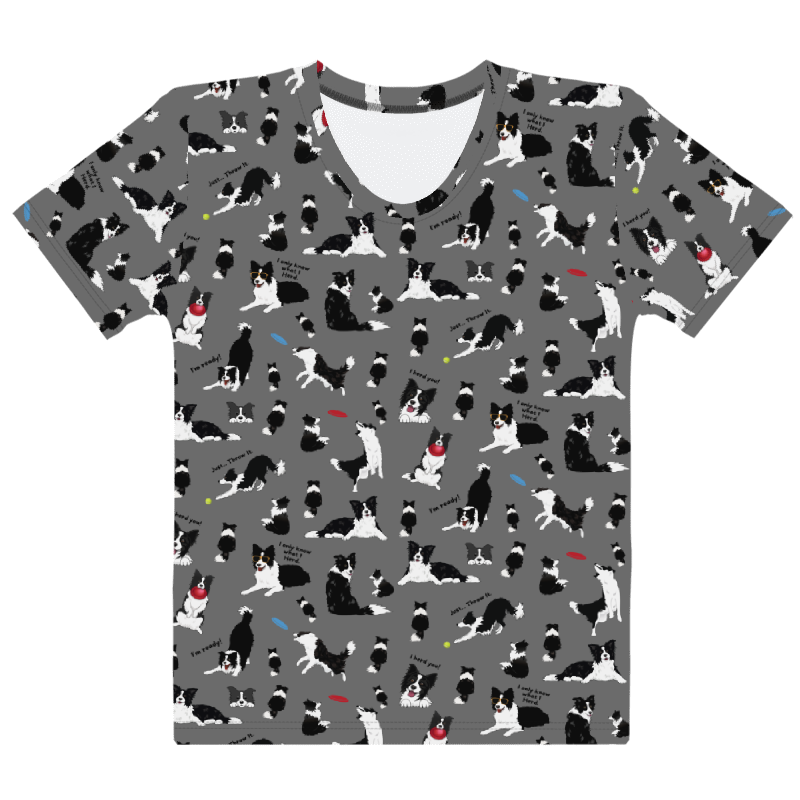 Crazy Border Collie Person Shirt (Women's)