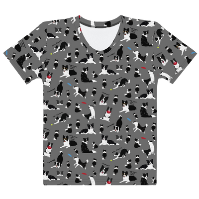 Crazy Border Collie Person Shirt (Women's)