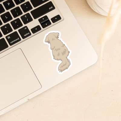 Cream Golden retriever sticker for golden lovers | golden retriever owner goods