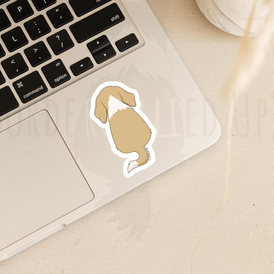 Lemon beagle sticker
