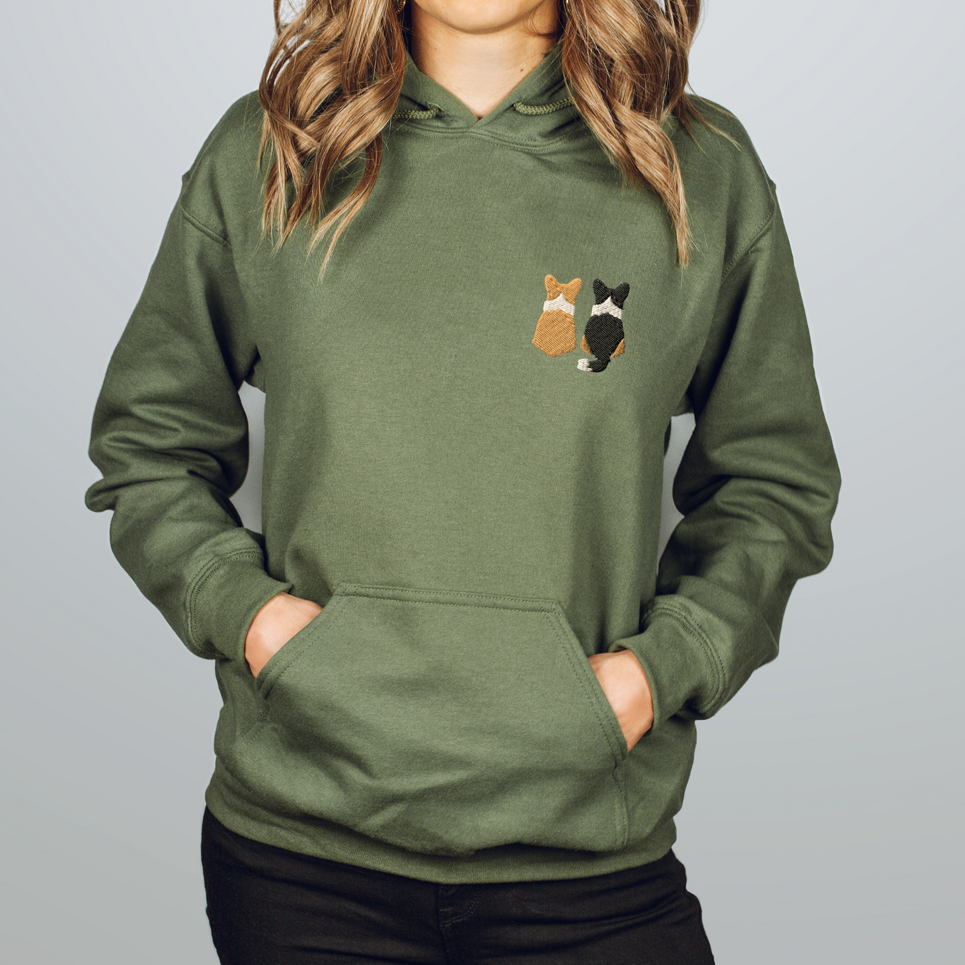 corgi hoodie for corgi lovers | pembroke corgi gift | Cardigan corgi gift