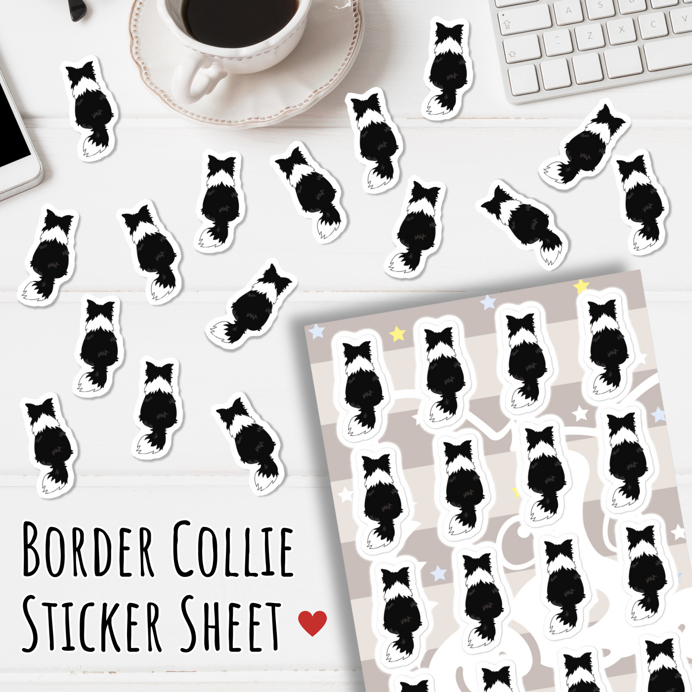 border collie sticker