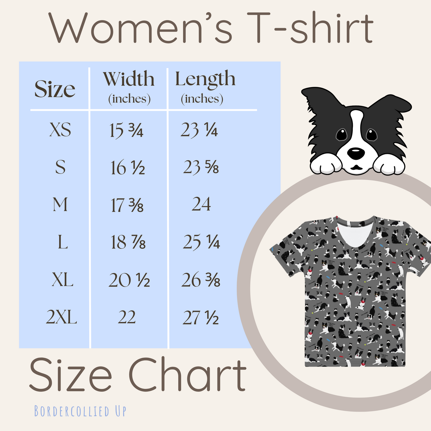 Crazy Border Collie Person Shirt (Women's)