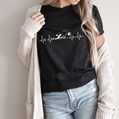 Just Throw It Heartbeat Tee