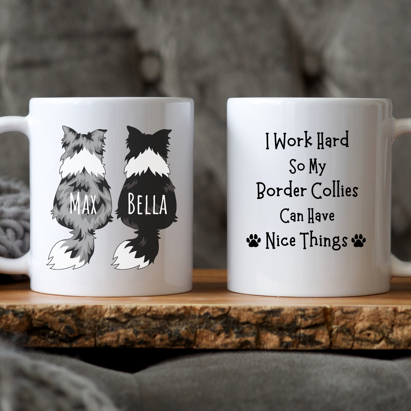 Personalized Border Collie Mug