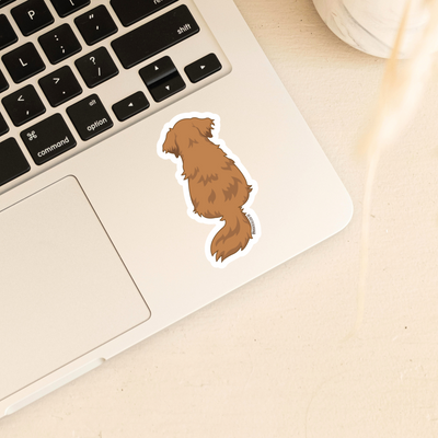 Red Golden retriever sticker for golden lovers | golden retriever owner goods