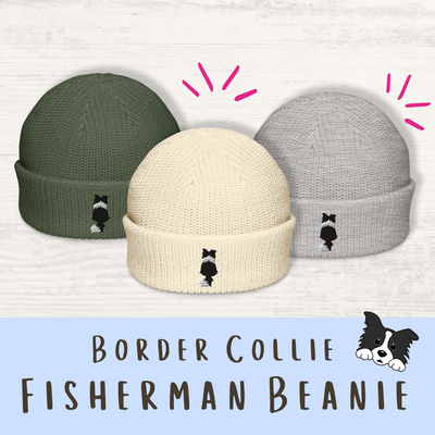 border collie beanie