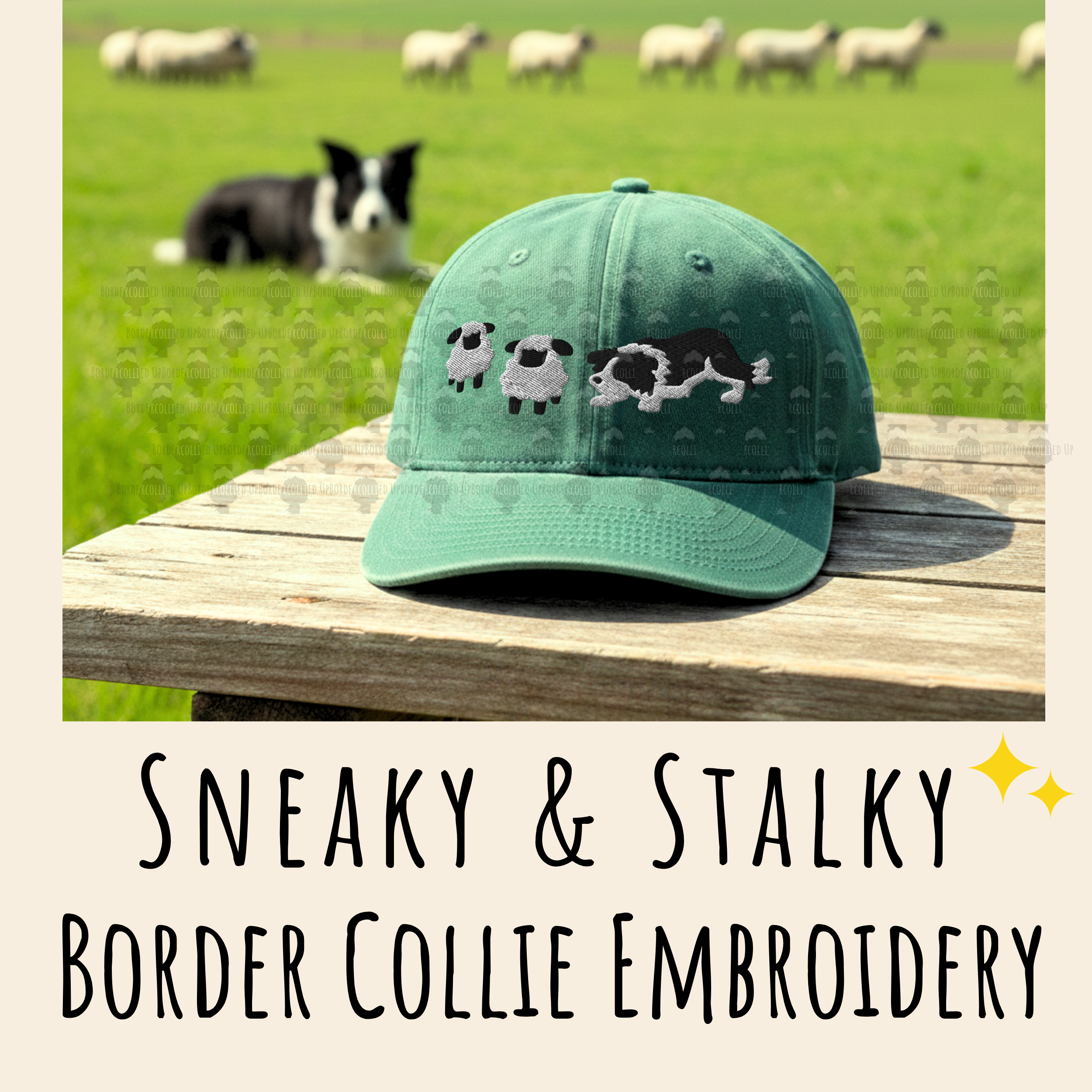 Stalky Border Collie Design – Bordercollied Up