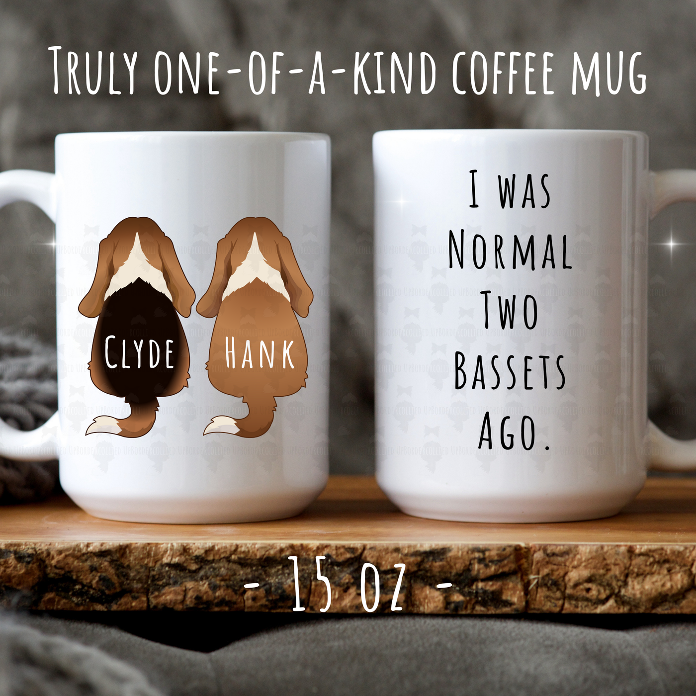 Personalized Basset Hound Mug