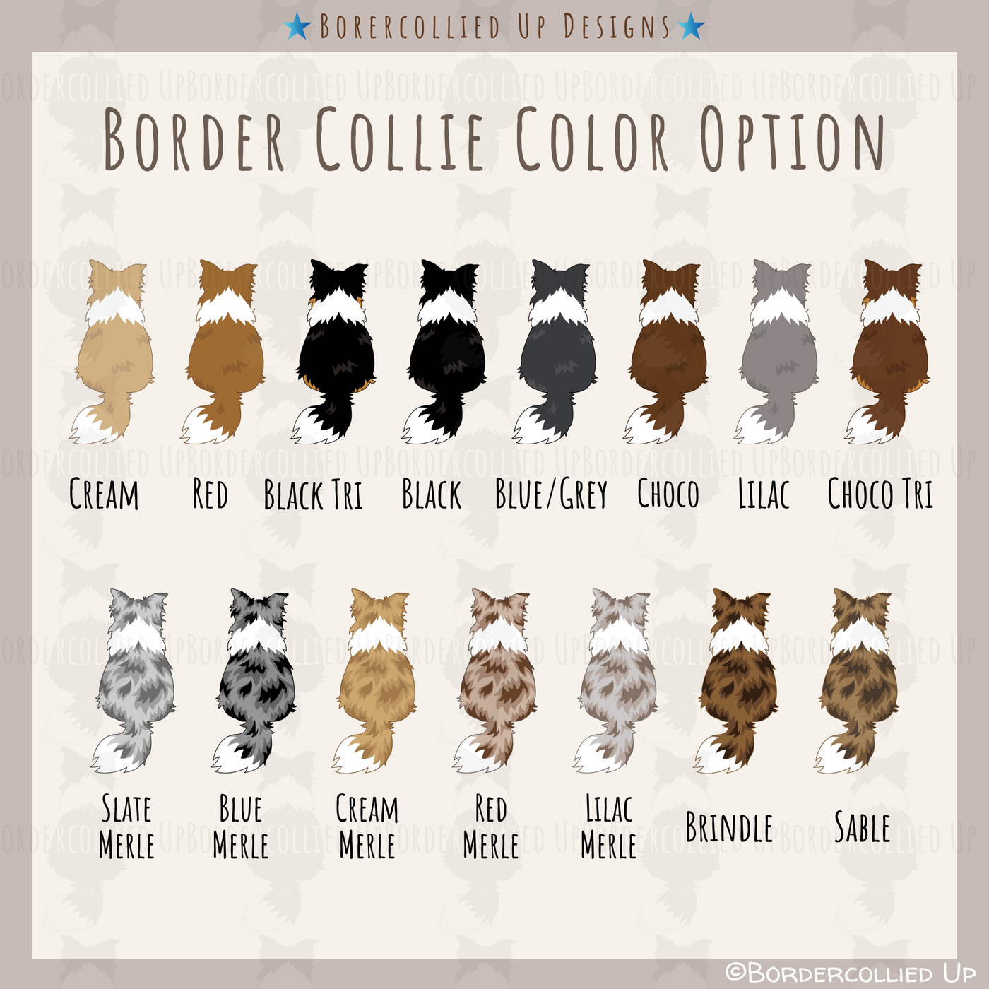 Personalized Border Collie Mug