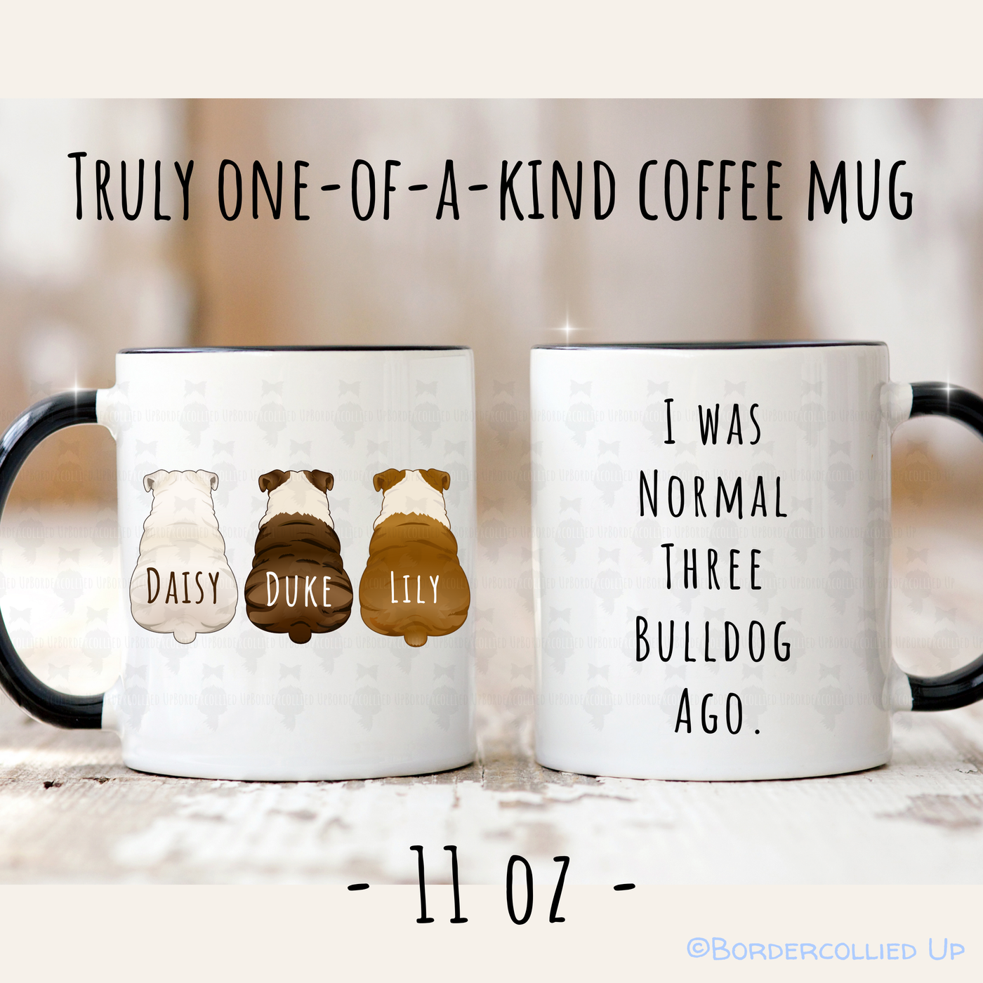 Personalized Bulldog Mug