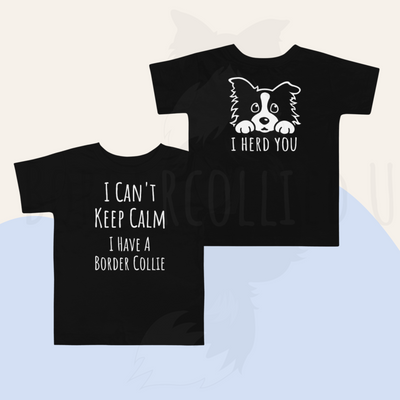 I Herd You Border Collie Kids Shirt