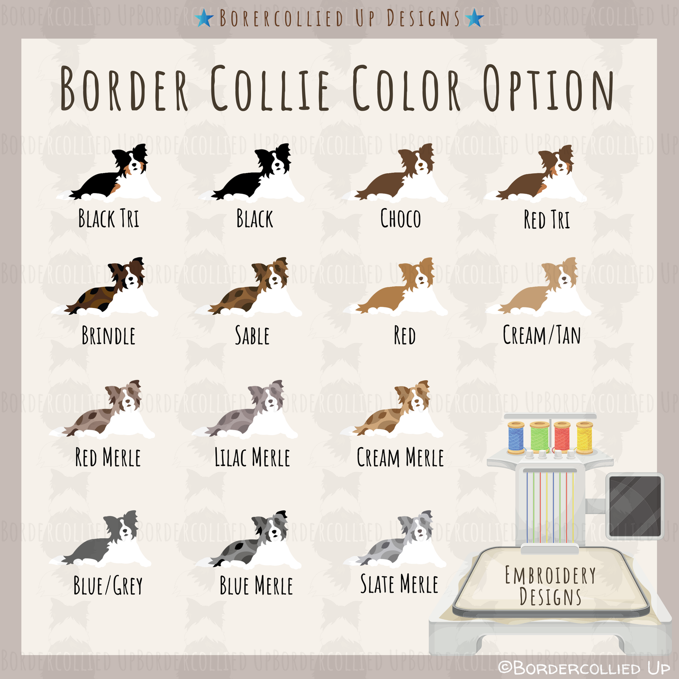 Laying Border Collie T-shirt