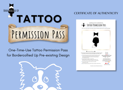 border collie tattoo permit