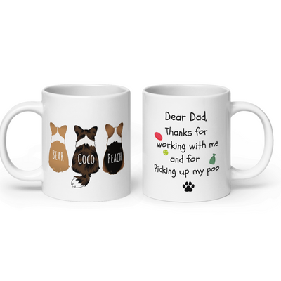 Personalized Corgi Mug