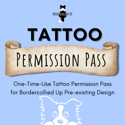 border collie tattoo permit