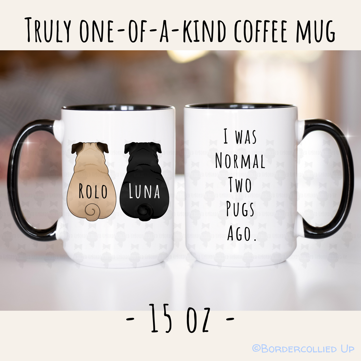 Personalized Pug Mug