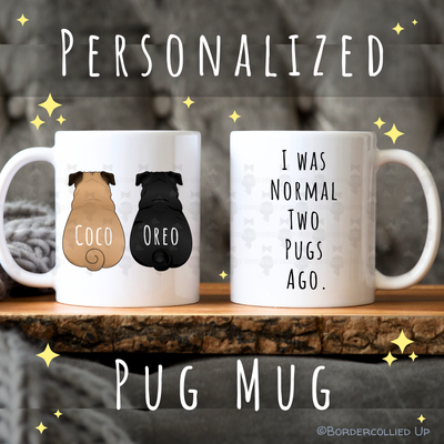 Personalized Pug Mug