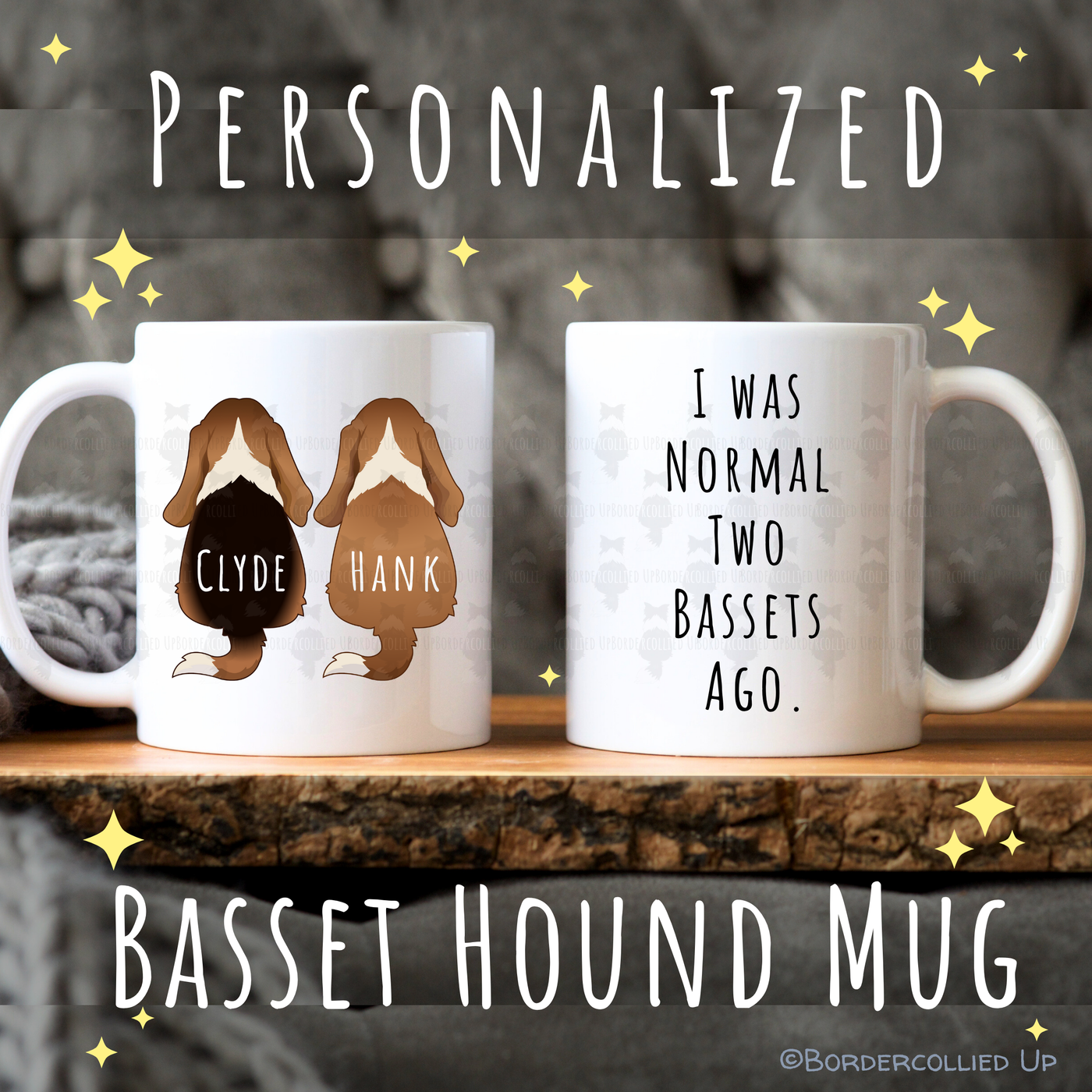 Personalized Basset Hound Mug