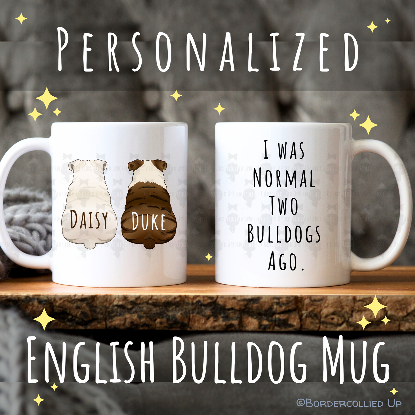 Personalized Bulldog Mug