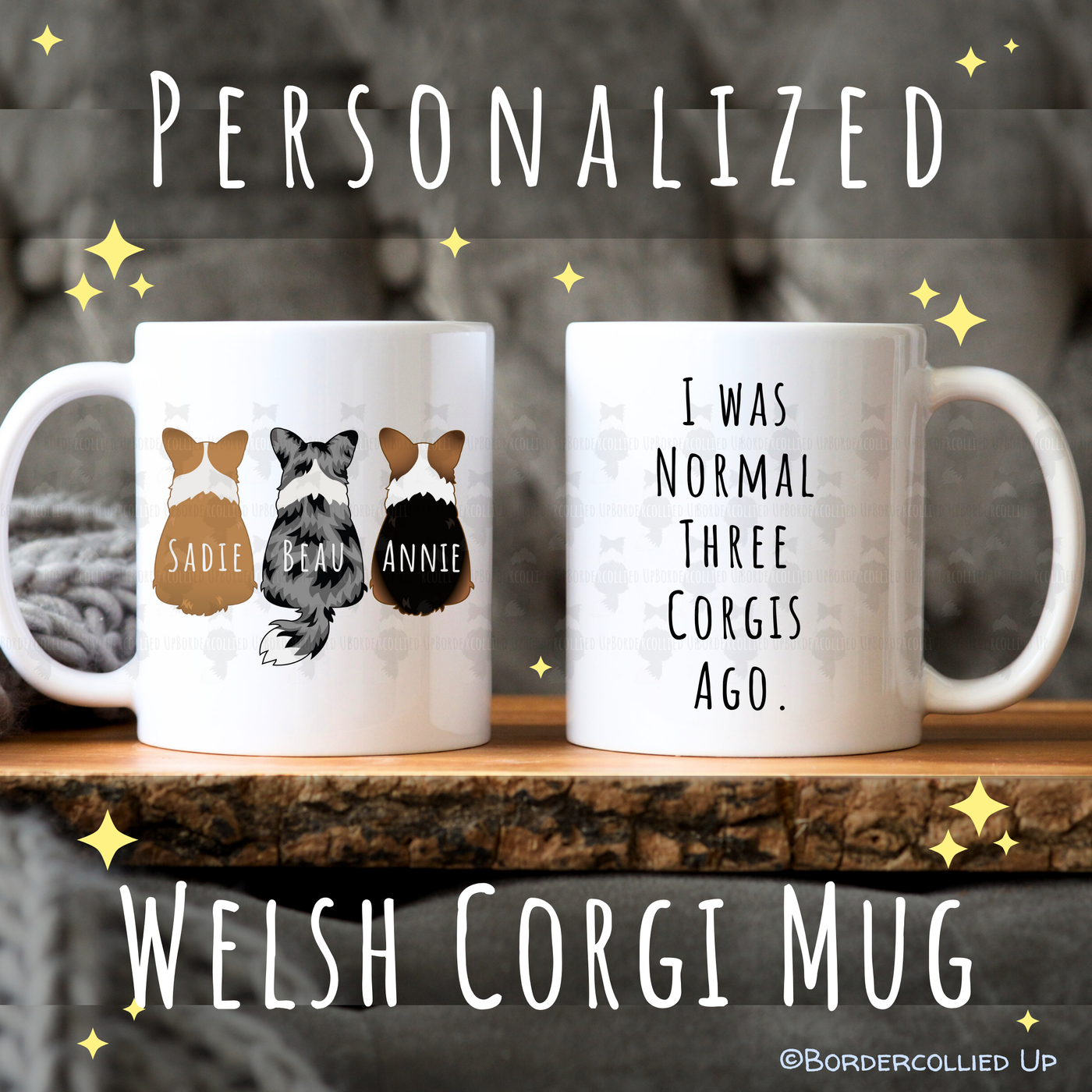 Personalized Corgi Mug