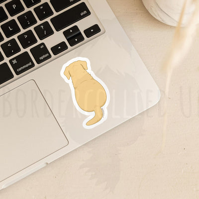 Labrador Behind Sticker