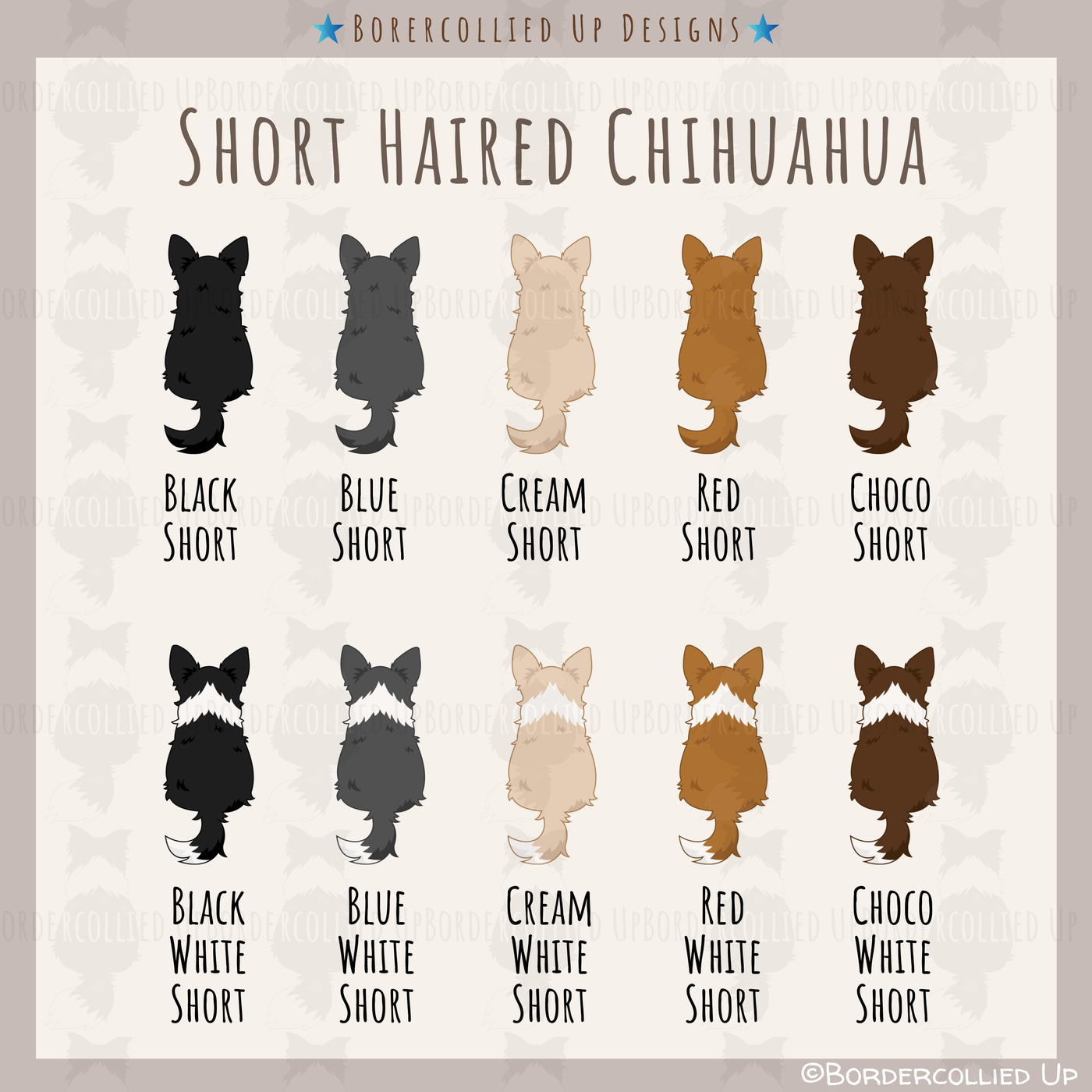 Chihuahua Behind Sticker