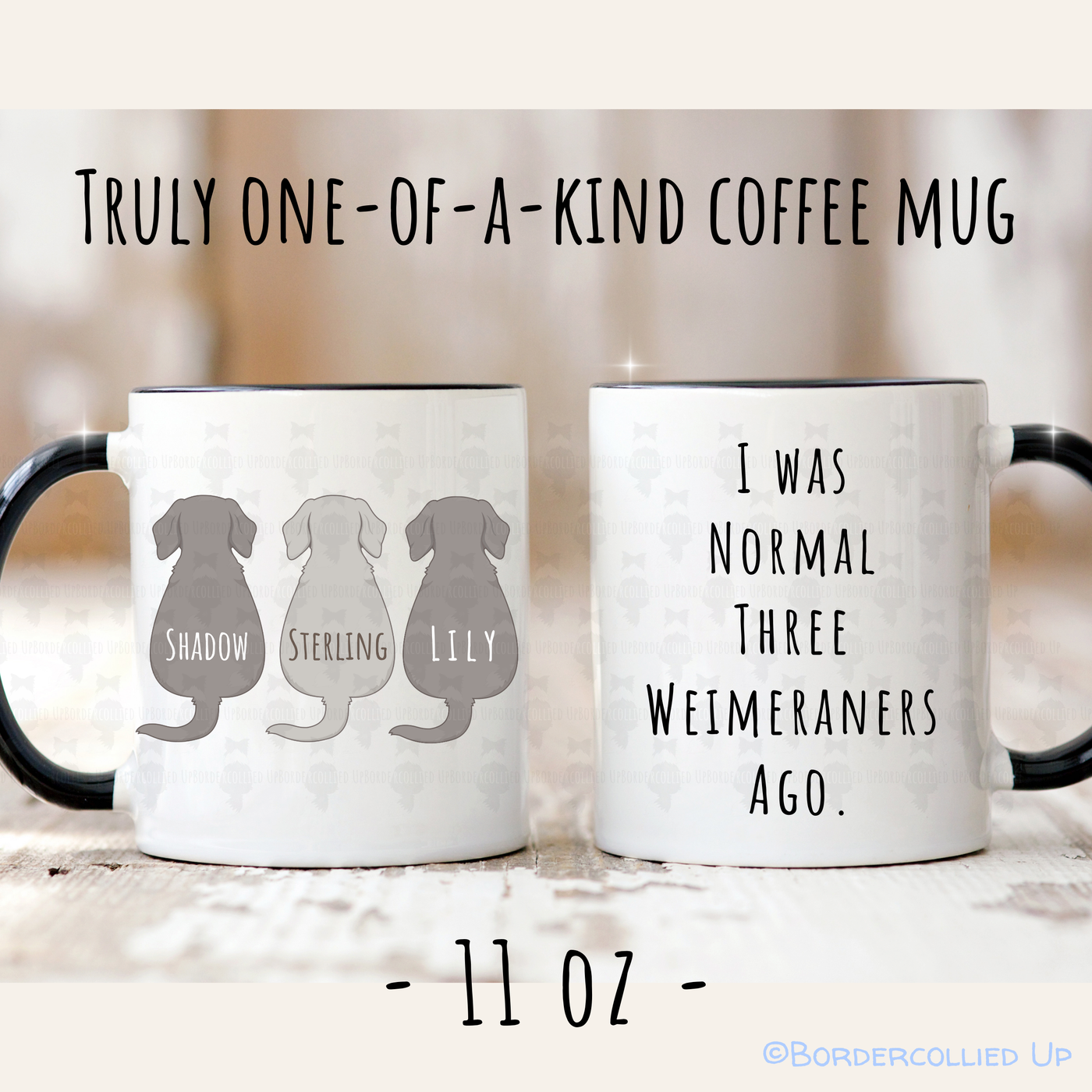 Personalized Weimaraner Mug