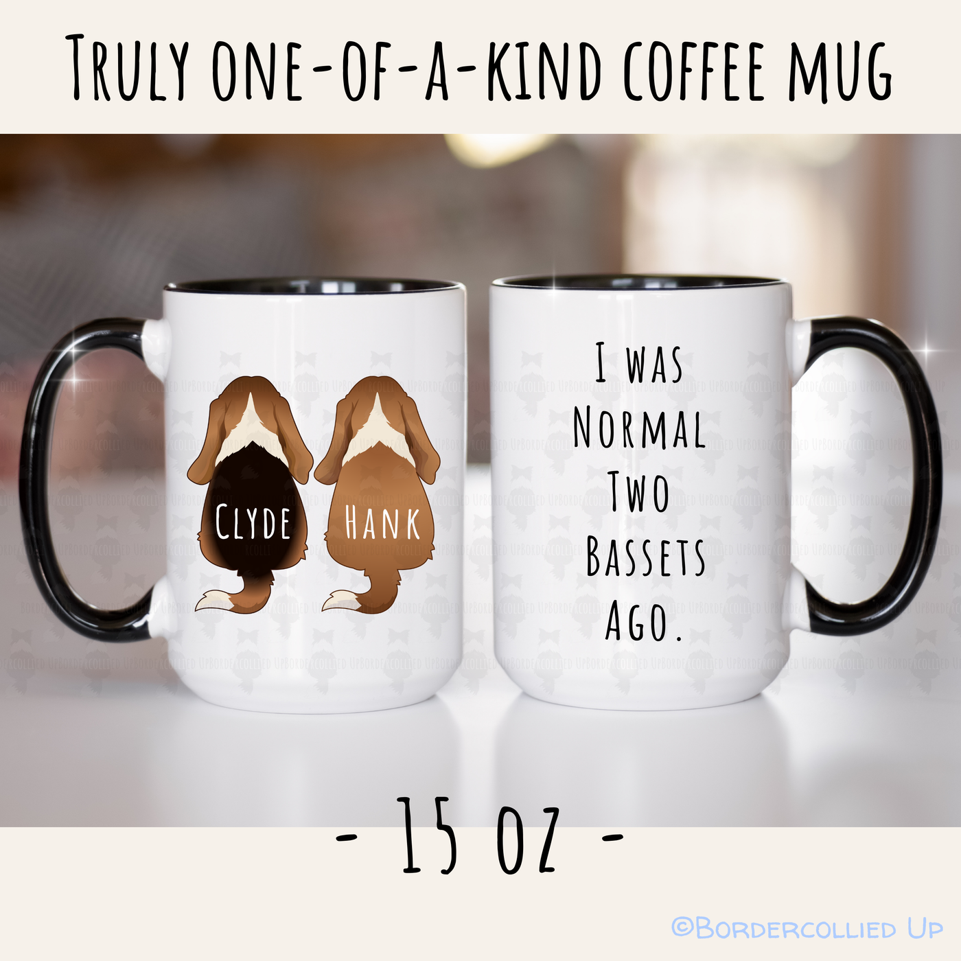 Personalized Basset Hound Mug