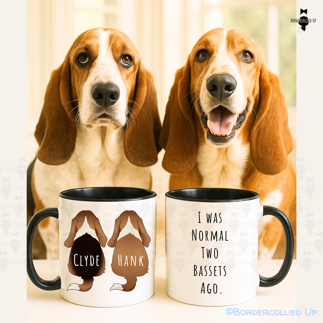 Basset Hound – Bordercollied Up, image size:1080x1080