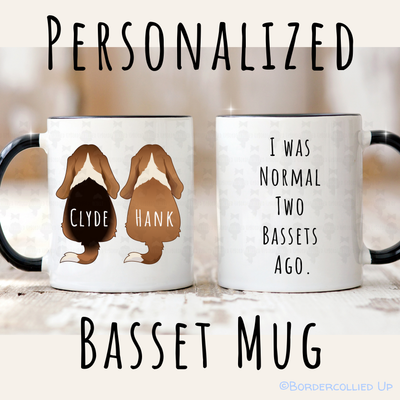 Personalized Basset Hound Mug
