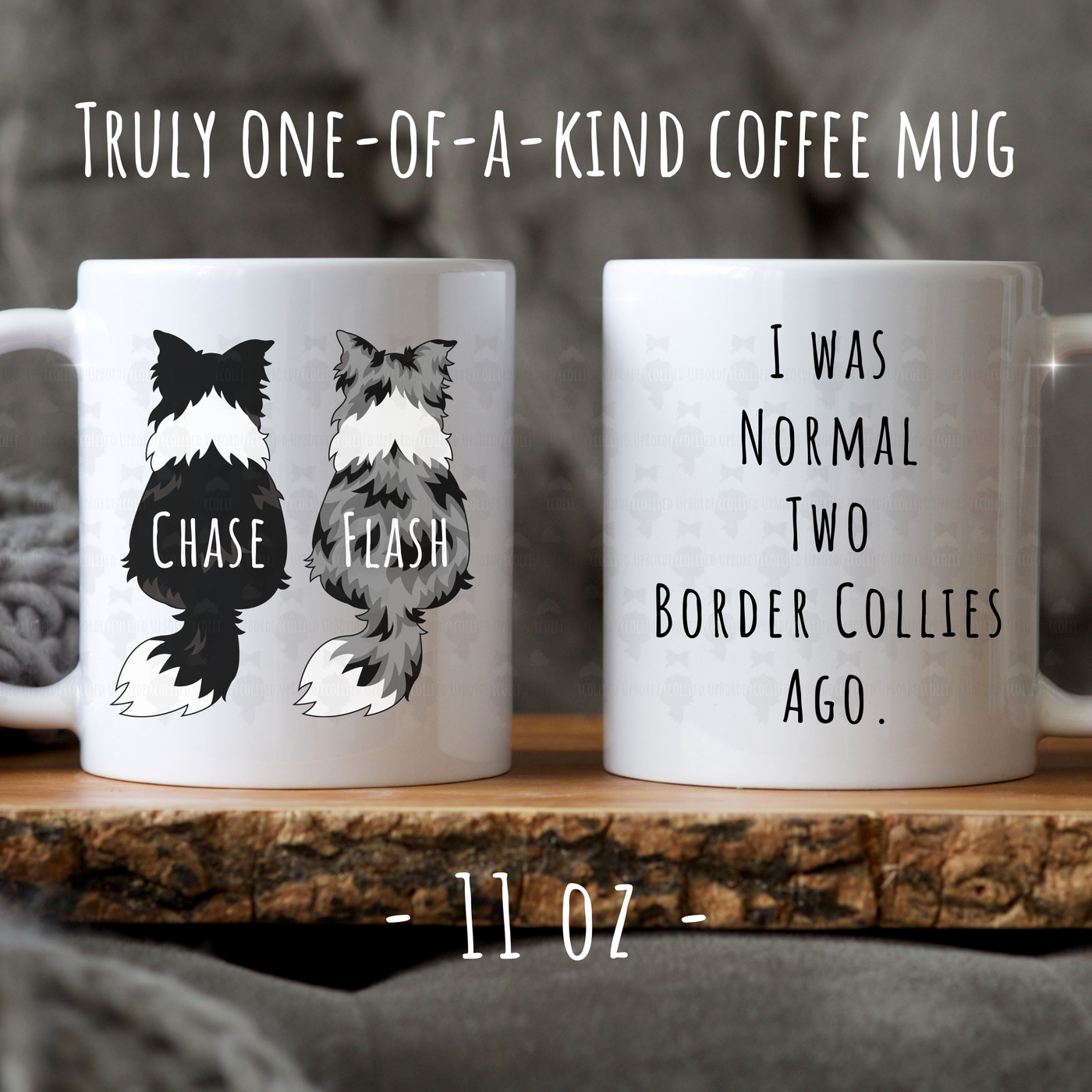 Personalized Border Collie Mug