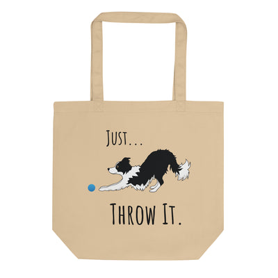 Just Throw It Border Collie Eco Tote