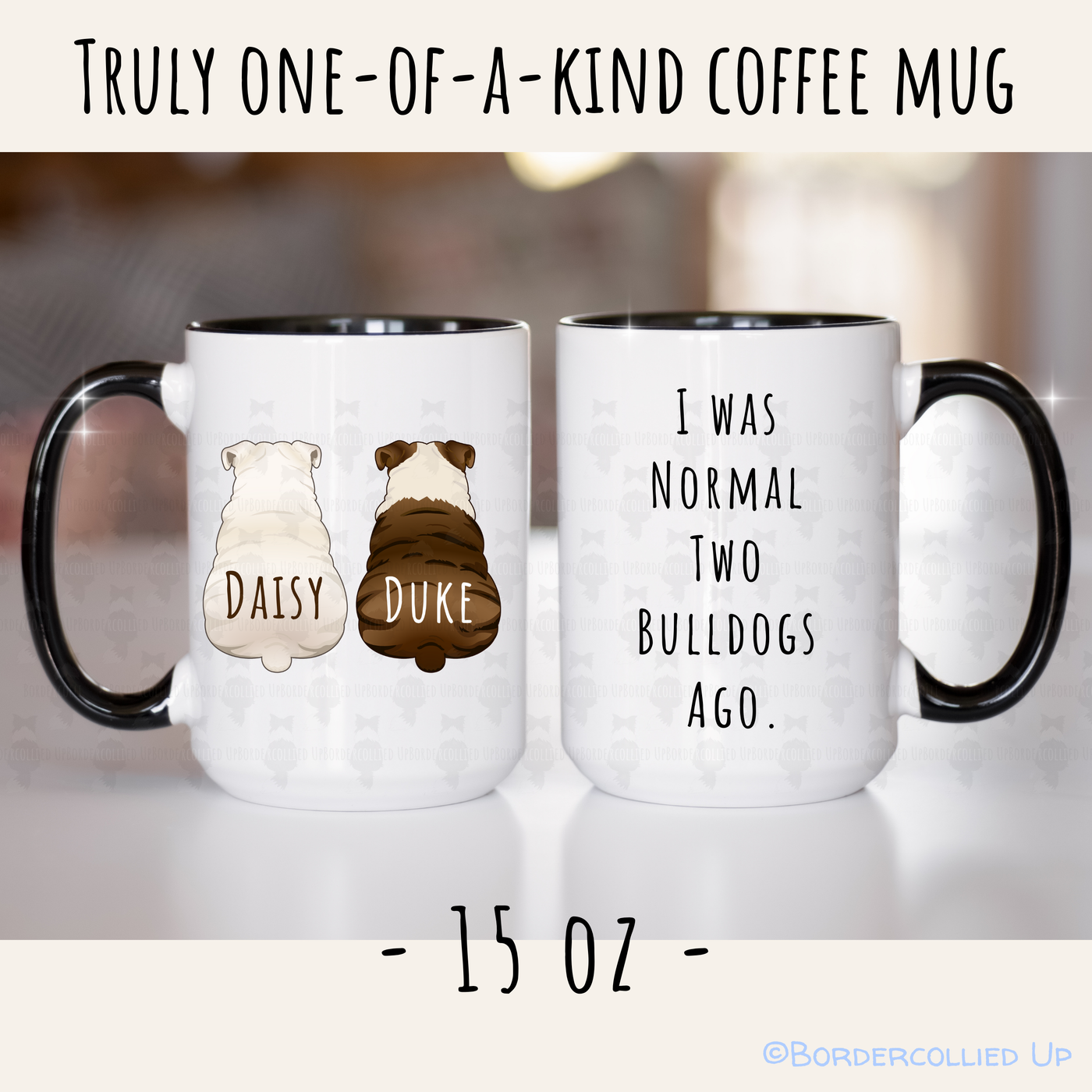 Personalized Bulldog Mug