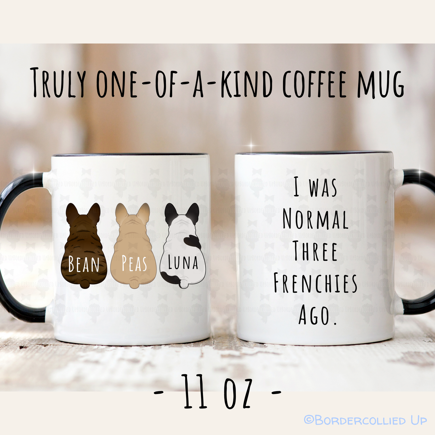 Personalized French Bulldog Mug